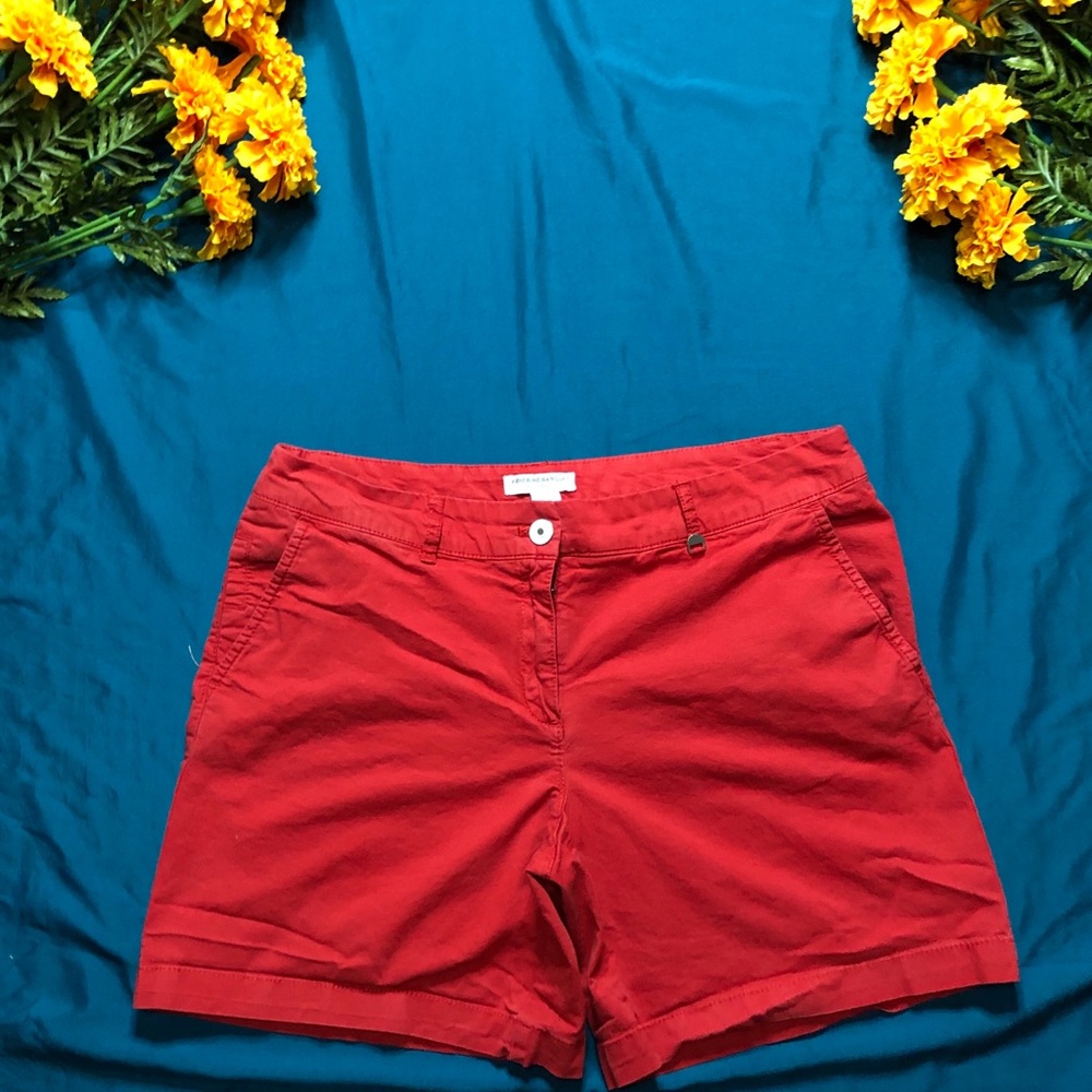 Katherine Barclay woman red short
